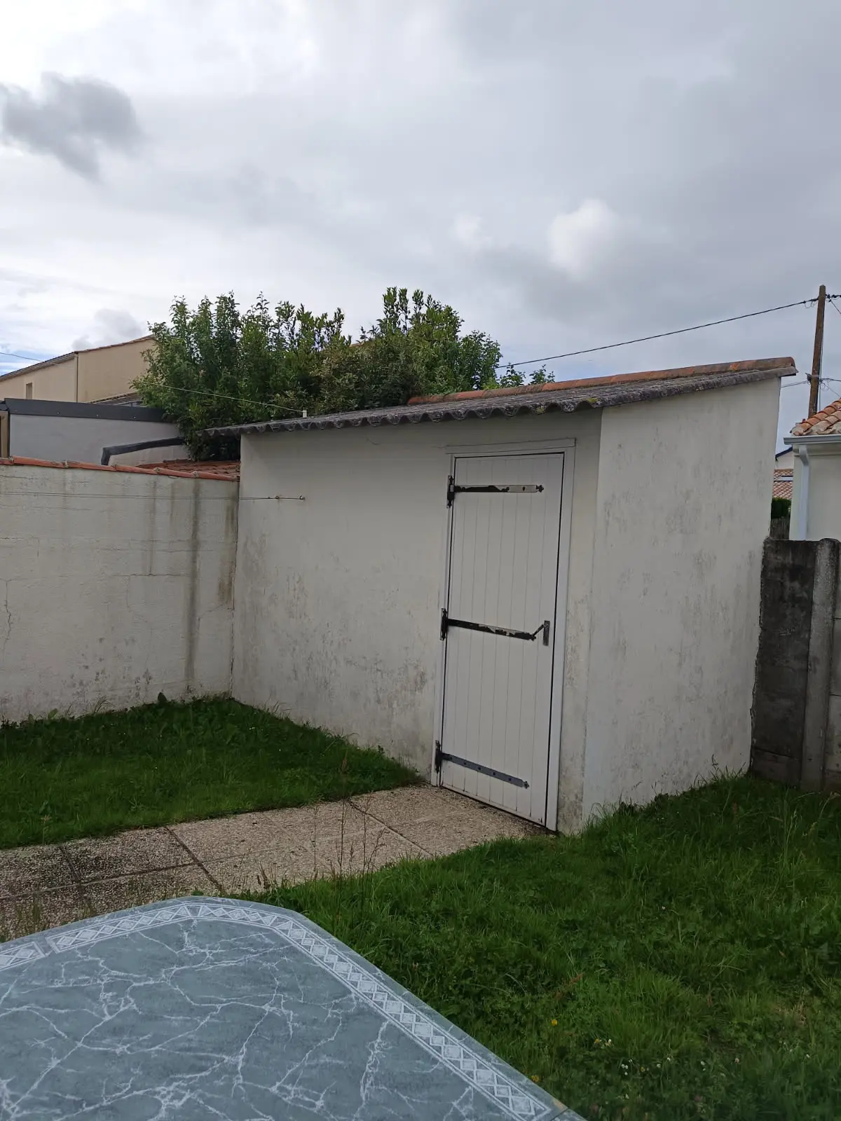 Avant - Nettoyage et rénovation abri de jardin