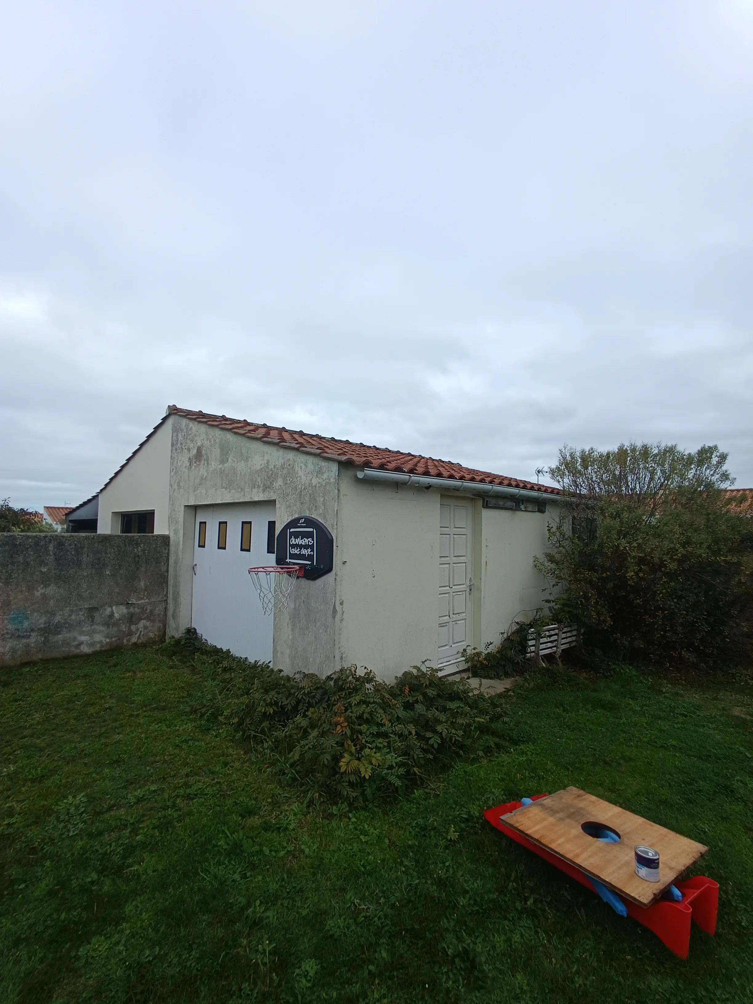 Avant - Nettoyage et rénovation de la façade arrière